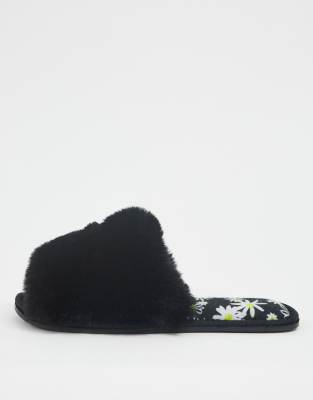 asos fluffy slippers