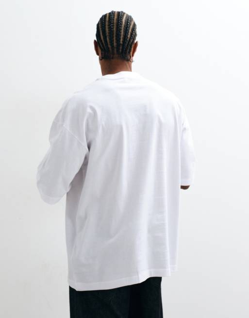 ASOS DESIGN – Zestaw 2 białych T-shirtów oversize, 5 z 5