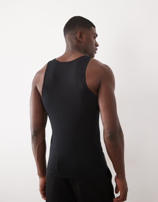 ASOS DESIGN – Zestaw 2 czarnych podkoszulków basic o kroju podkreślającym sylwetkę, 5 z 5