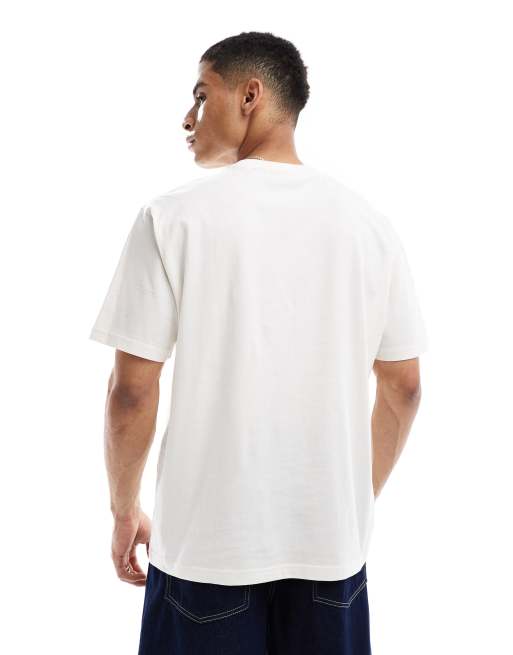 ASOS DESIGN – Zestaw 2 luźnych T-shirtów basic w kolorach kamiennoszarym i kremowym, 2 z 4
