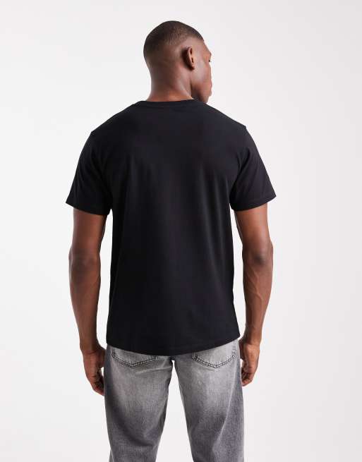 ASOS DESIGN – Zestaw 2 T-shirtów basic o regularnym kroju w kolorze czarnym i białym , 3 z 5