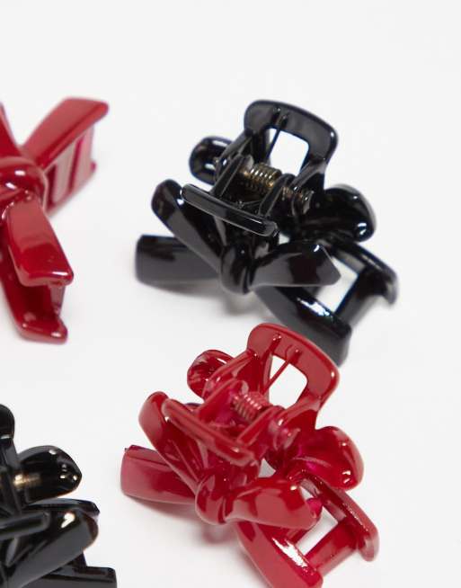 ASOS DESIGN – Zestaw 4 małych spinek do włosów w różnych kolorach, 2 z 4
