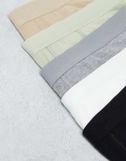 ASOS DESIGN – Zestaw 5 par bokserek w różnych kolorach , 4 z 4