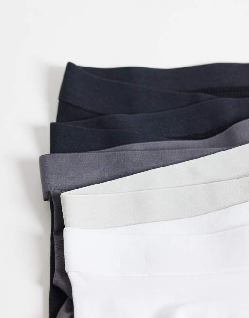 ASOS DESIGN – Zestaw 5 par bokserek w różnych kolorach, 3 z 3