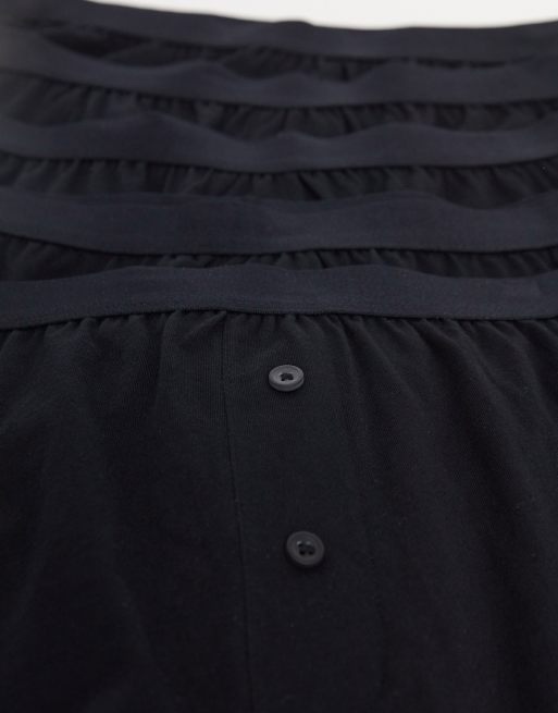 ASOS DESIGN – Zestaw 5 par czarnych dżersejowych bokserek, 3 z 4