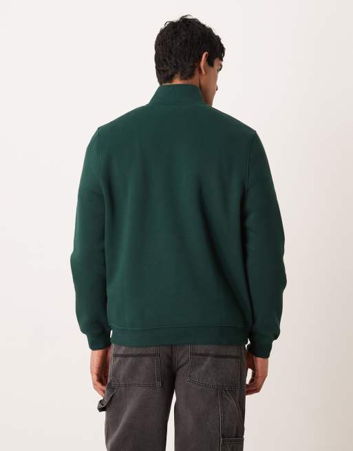ASOS DESIGN – Zielona bluza basic z suwakiem pod szyją, 3 z 5