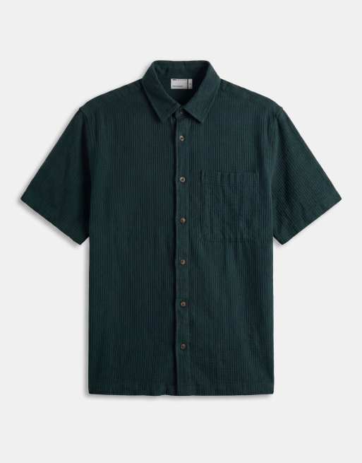 ASOS DESIGN – Zielona koszula oversize o waflowej fakturze, 6 z 7