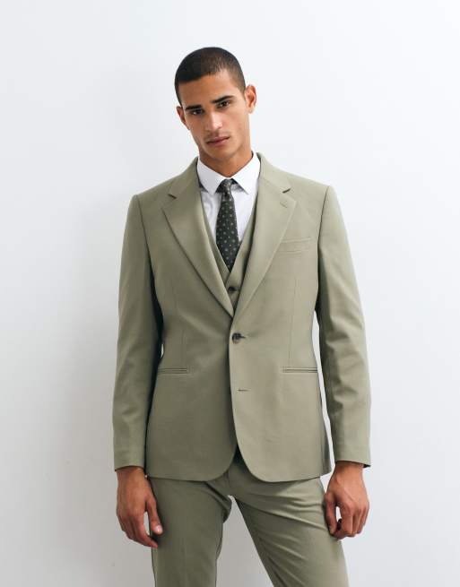 ASOS DESIGN – Zielony dopasowany garnitur, 3 z 3