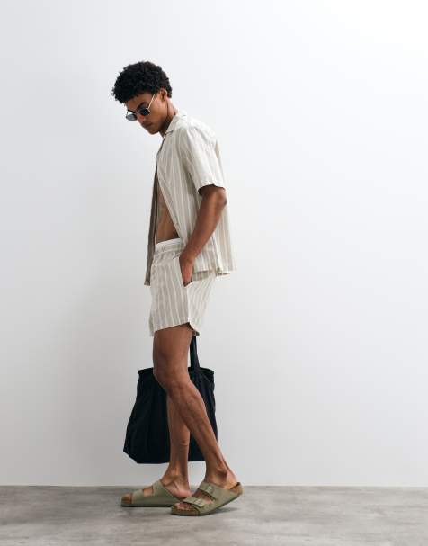 ASOS DESIGN – Zielony zestaw w paski - view 1