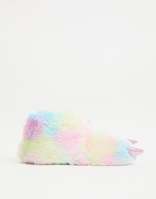 Rainbow monster cheap feet slippers