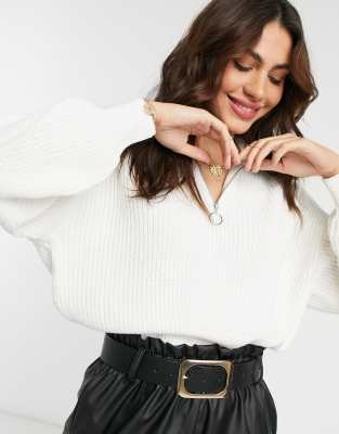 jumper with zip collar