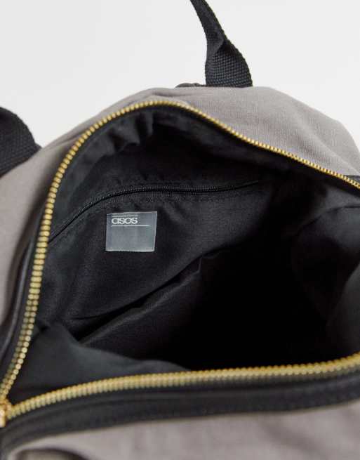 Asos canvas outlet backpack