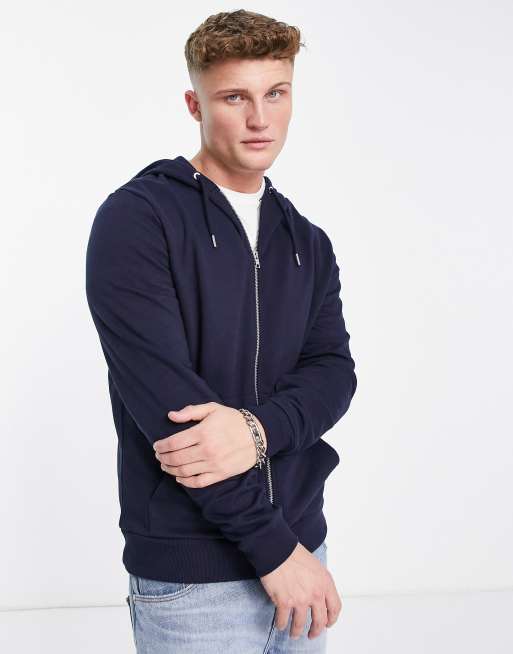 Asos mens zip up hoodie best sale