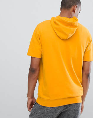 yellow short sleeve hoodie