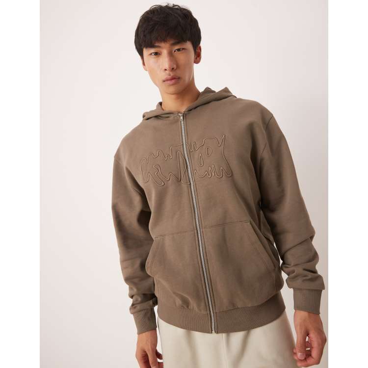 トップス Eaphi LOGO BIG SWEAT Brown LOGO BIG SWEAT