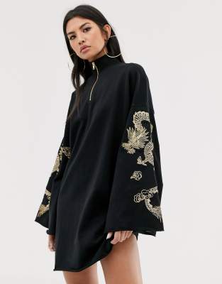 asos dragon dress