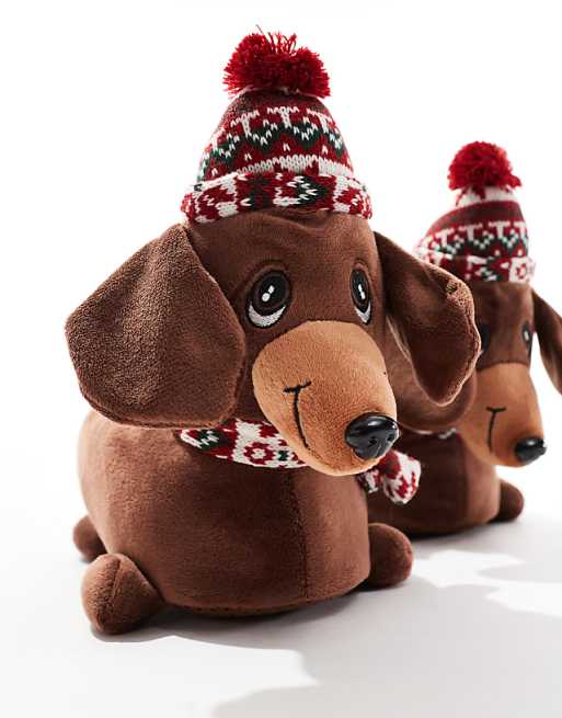 DACHSHUND SLIPPERS - Beige DACHSHUND SLIPPERS - Beige