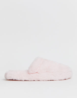 asos pink slippers