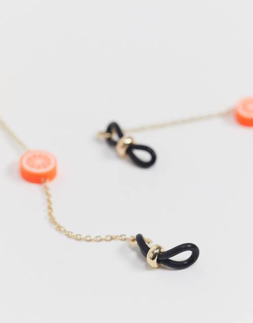 ASOS DESIGN - Zonnebrilkettinkje met fruitmotief, 2 van 4