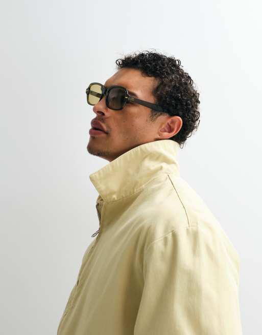 ASOS DESIGN – Żółta bawełniana kurtka Harrington, 3 z 9