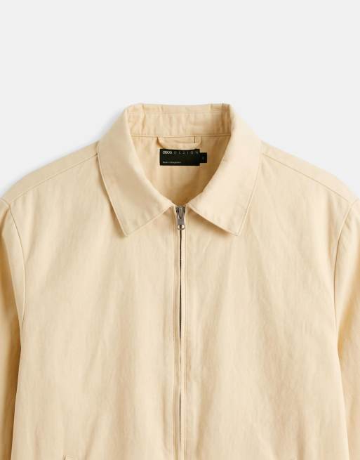 ASOS DESIGN – Żółta bawełniana kurtka Harrington, 9 z 9