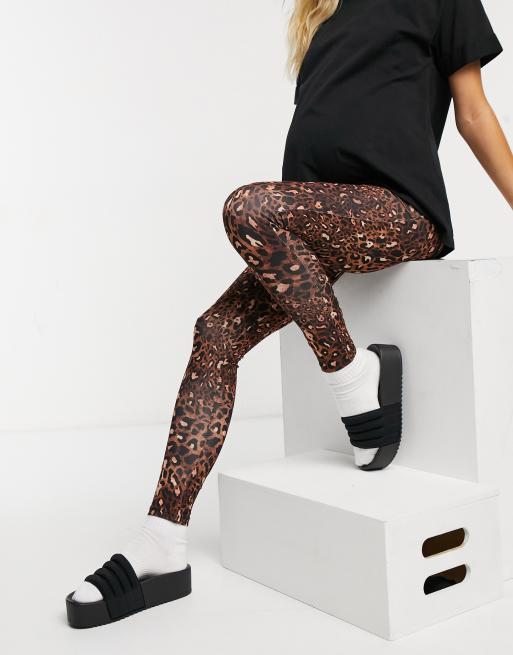 Zwangerschaps legging met online print