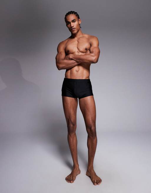 ASOS DESIGN - Zwembroek met stretch in zwart, 2 van 5