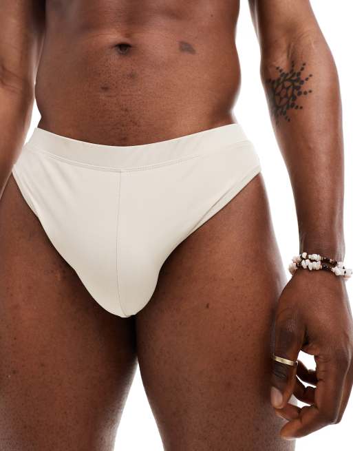 ASOS DESIGN - Zwemslip in stone, 2 van 4