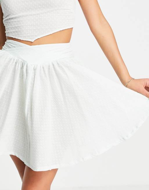 ASOS DESIGN – Zwiewna teksturowana spódnica plażowa w kolorze miętowym – część zestawu