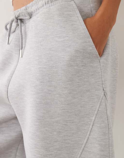 ASOS DESIGNS barrel-formet jogger med sømdetaljer i grå, 5 af 5