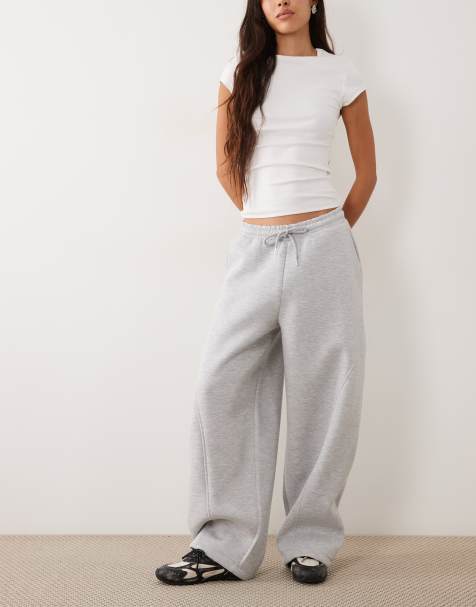 ASOS DESIGNS - jogger de conjunto con costuras marcadas y forma barrel en gris - view 1