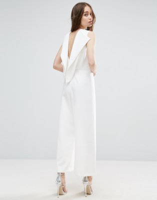 asos white playsuit