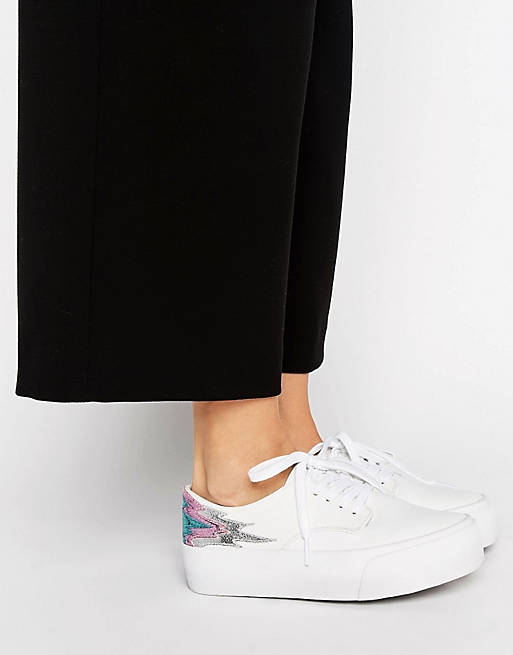 ASOS DREAMY Flame Lace Up Sneakers