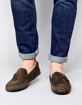 driving shoes with jeans