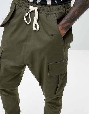 asos drop crotch joggers