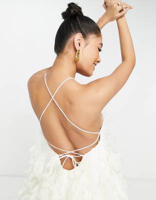 maram mesh backless mini dress Plus Size Backless Hardware Halter Mesh Cowl Neck, Maryam Abstract Mini Dress in Brown, Size 1X, For Festival Or Vacation