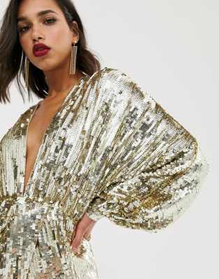 asos sequin dress sale