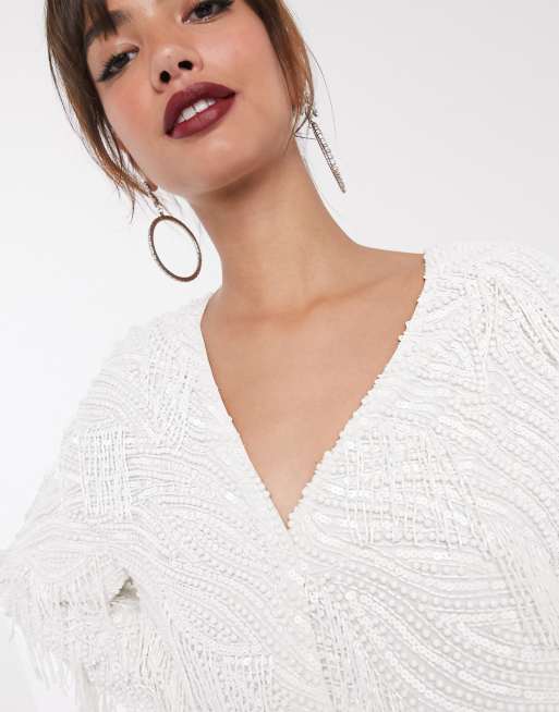 Asos shop beaded jacket