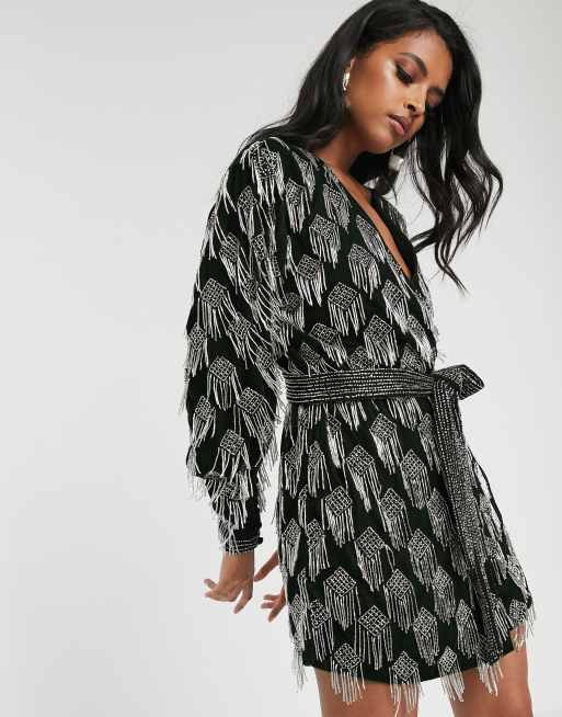 Asos wrap dress sale sale