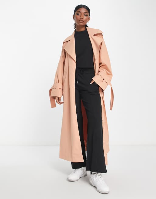 ASOS Edition Belted Slouchy Trench Coat