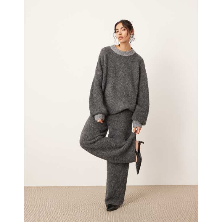 M TO R（ムウトアール）の「［PANTS］BOUCLE KNIT LOOSE PANTS