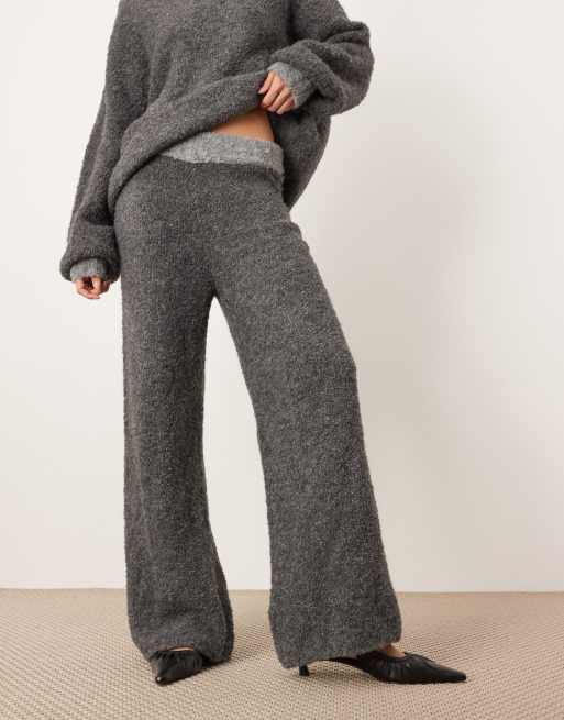 i*a様 THETOE CHÂTELET KNIT PANTS Sweater Knit Drawstring Wide Leg Pants | Haven Well Within