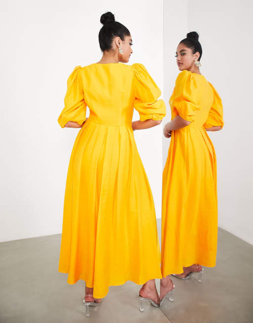 Robe jaune asos new arrivals