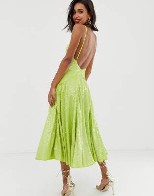 asos edition cami split front wedding dress
