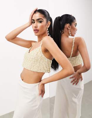 embellished crop top asos