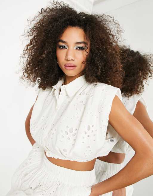 Camicia di pizzo discount bianca