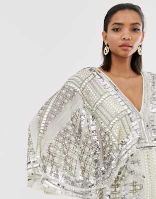 asos cape sleeve dress