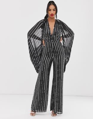 wide leg evening jumpsuit