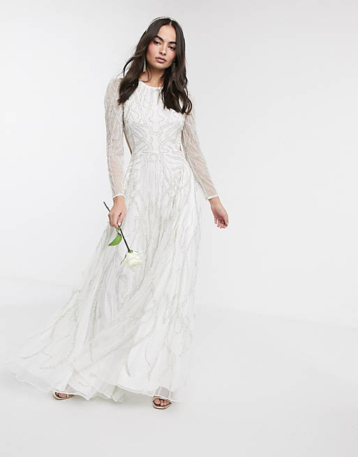  Charlotte nouveau embellished maxi wedding dress 