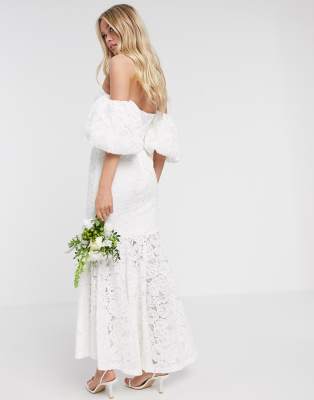 asos short wedding dress